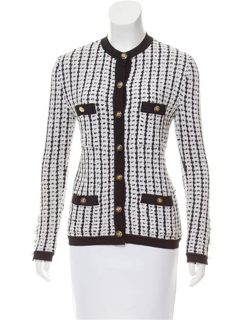 cardigan chanel style|chanel inspired cardigans for women.